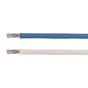 Cat 6 U/UTP Cable, CMP, White, 1000 ft (305 m)